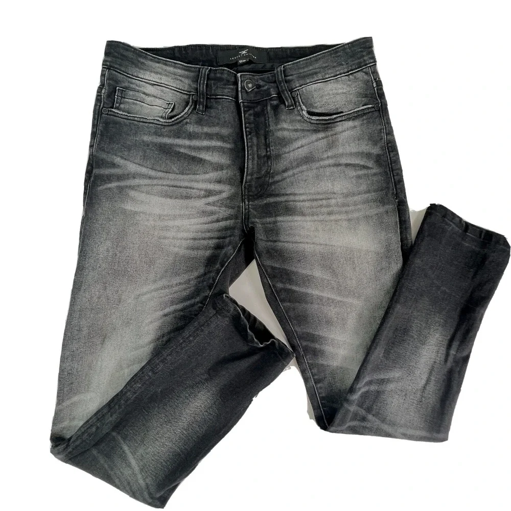 Jordan Craig‎ Mens Denim Jeans Gray  Black Sean Legacy Edition 5 Pocket 34/29